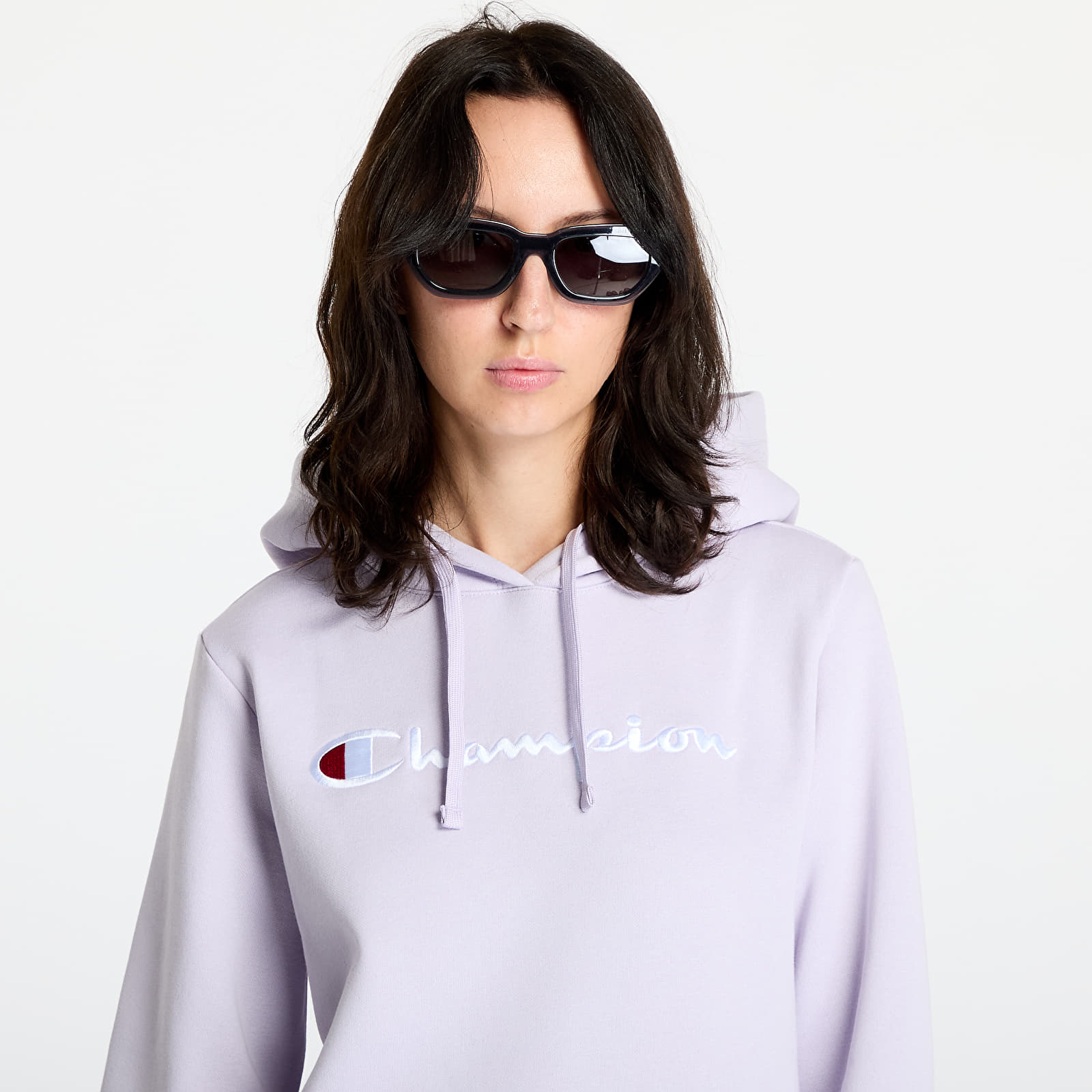 Női kapucnis pulcsik Champion Hooded Sweatshirt Purple