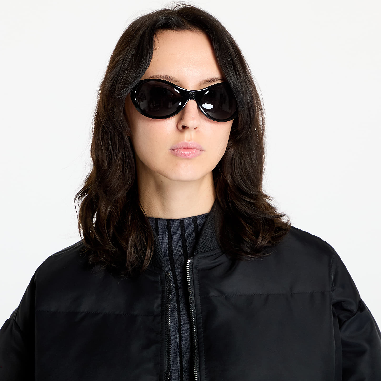 Dámske bundy Daily Paper Anaya Puffer Black