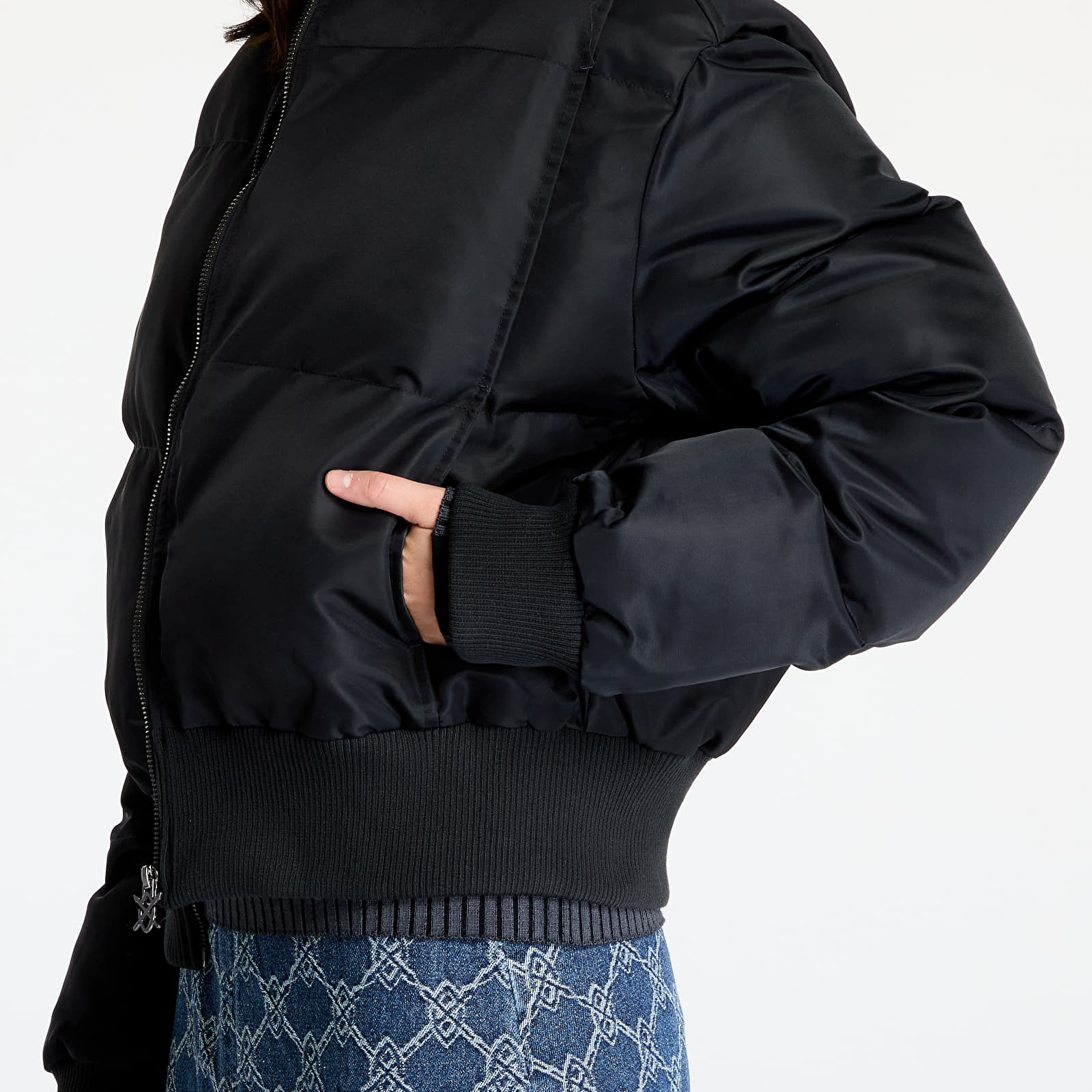 Dámske bundy Daily Paper Anaya Puffer Black
