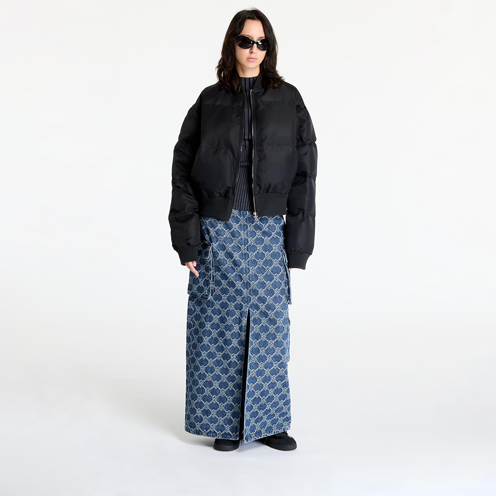 Dámske bundy Daily Paper Anaya Puffer Black