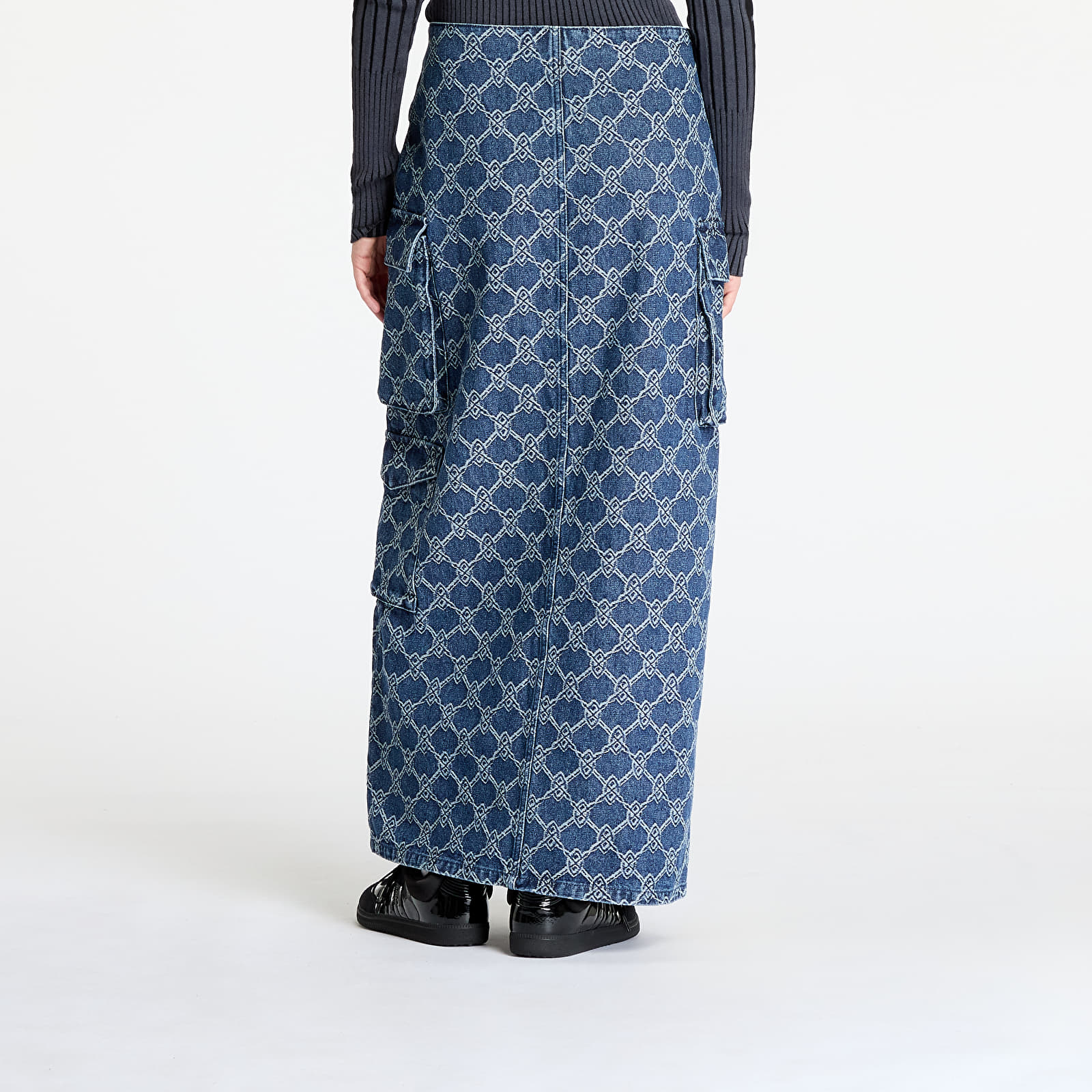 Spódnice Daily Paper Zora Denim Cargo Skirt Blue