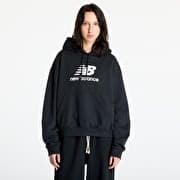 New Balance Sport Essentials French Terry Logo Hoodie Black