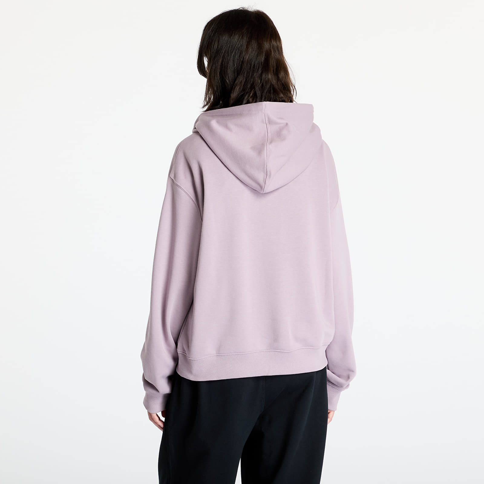Mikiny New Balance Sport Essentials French Terry Logo Hoodie Ice Wine