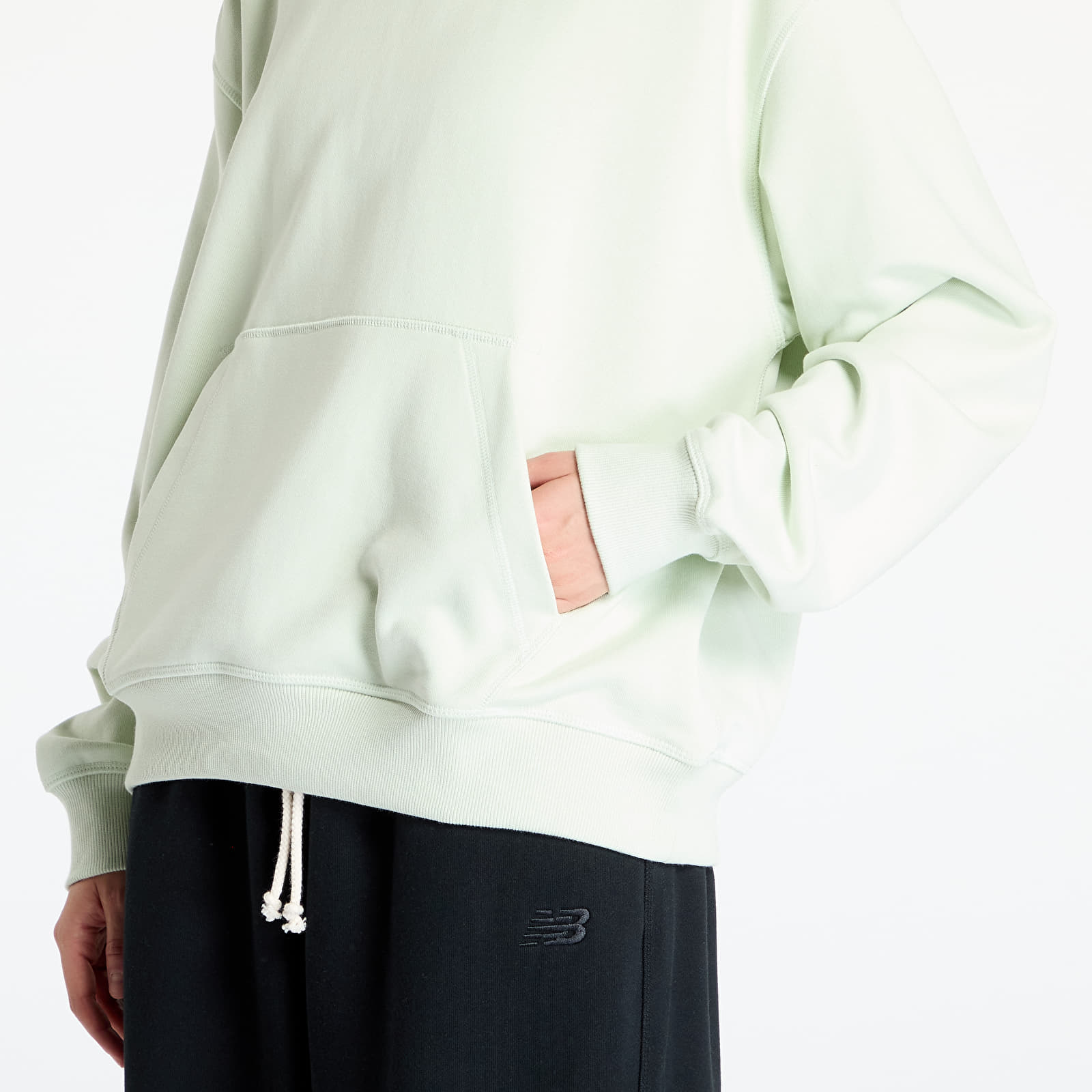 Sweatjacken und Sweatshirts New Balance Athletics French Terry Hoodie Natural Mint