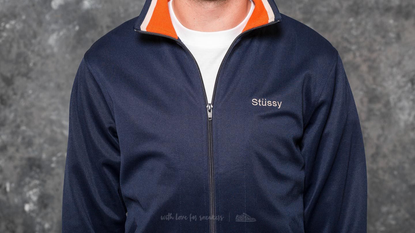 Stussy poly cheap track jacket