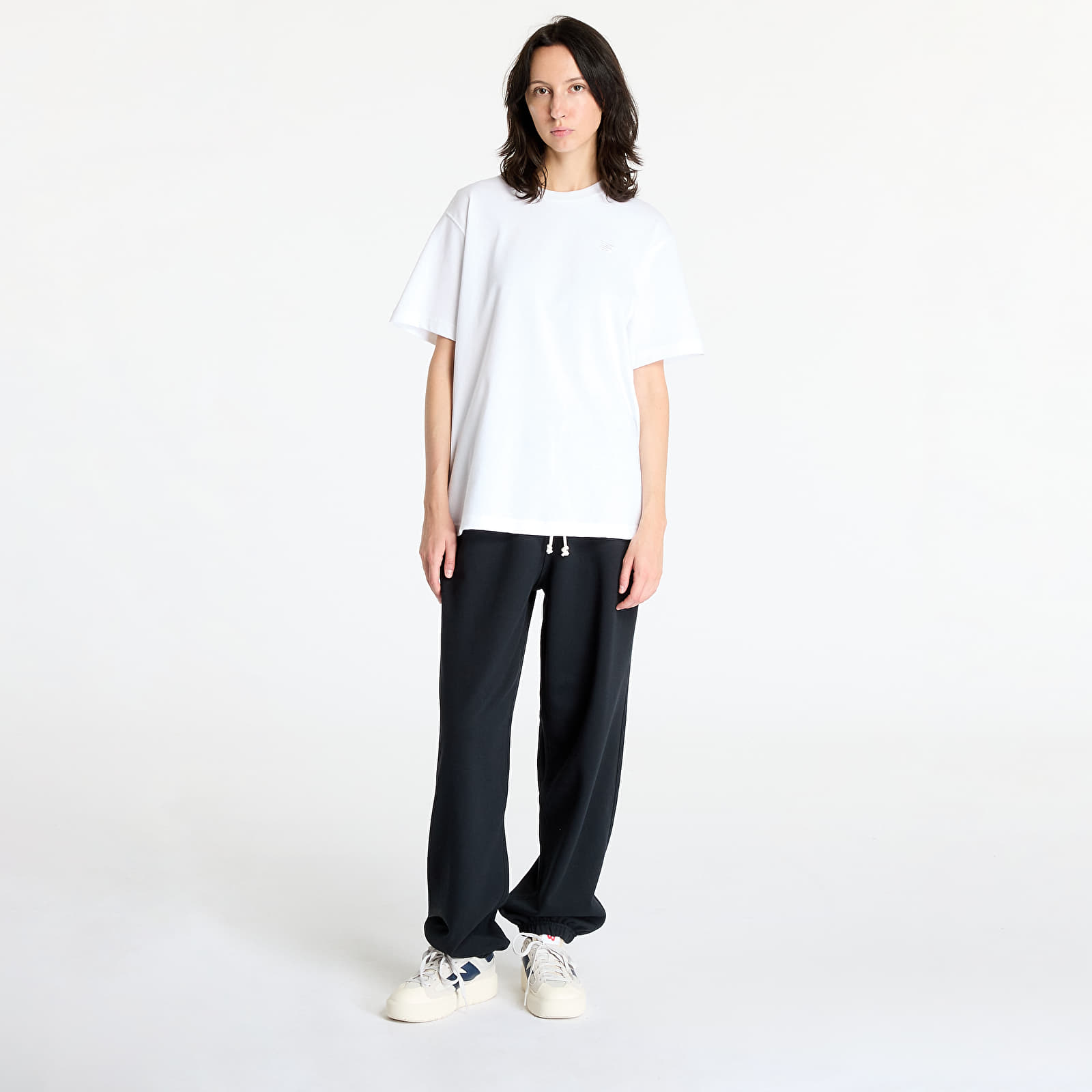Tricouri New Balance Athletics Jersey T-Shirt White