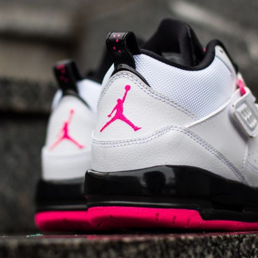 Women s shoes Jordan Flight 45 GG White Hyper Pink Black Footshop