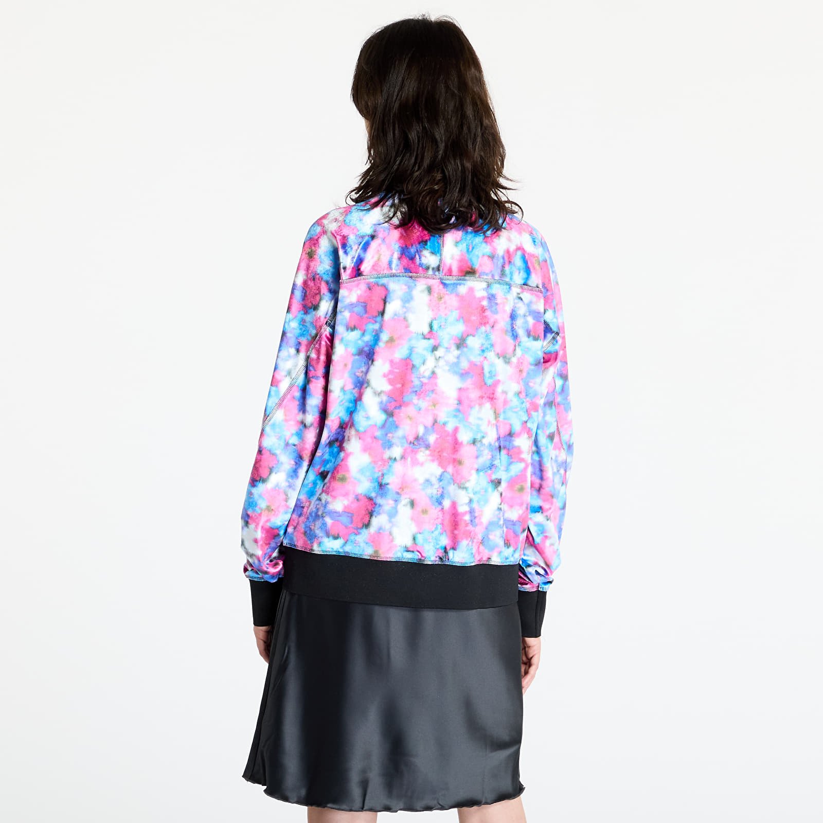 Hettegensere og sweatshirts adidas x Stella Mccartney Velours Tracktop Signal Cyan/ Real Pink/ Clear Onix