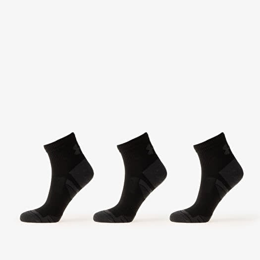 Under Armour Performance Tech 3-Pack Qtr Black