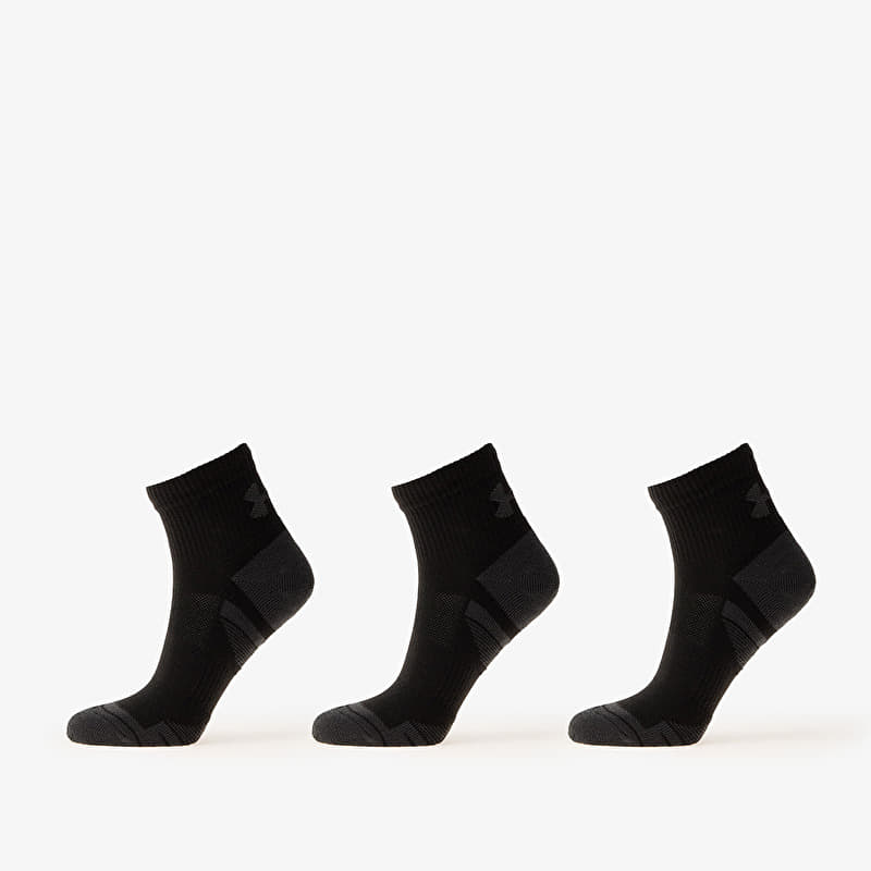Ponožky Under Armour Performance Tech 3-Pack Qtr Black