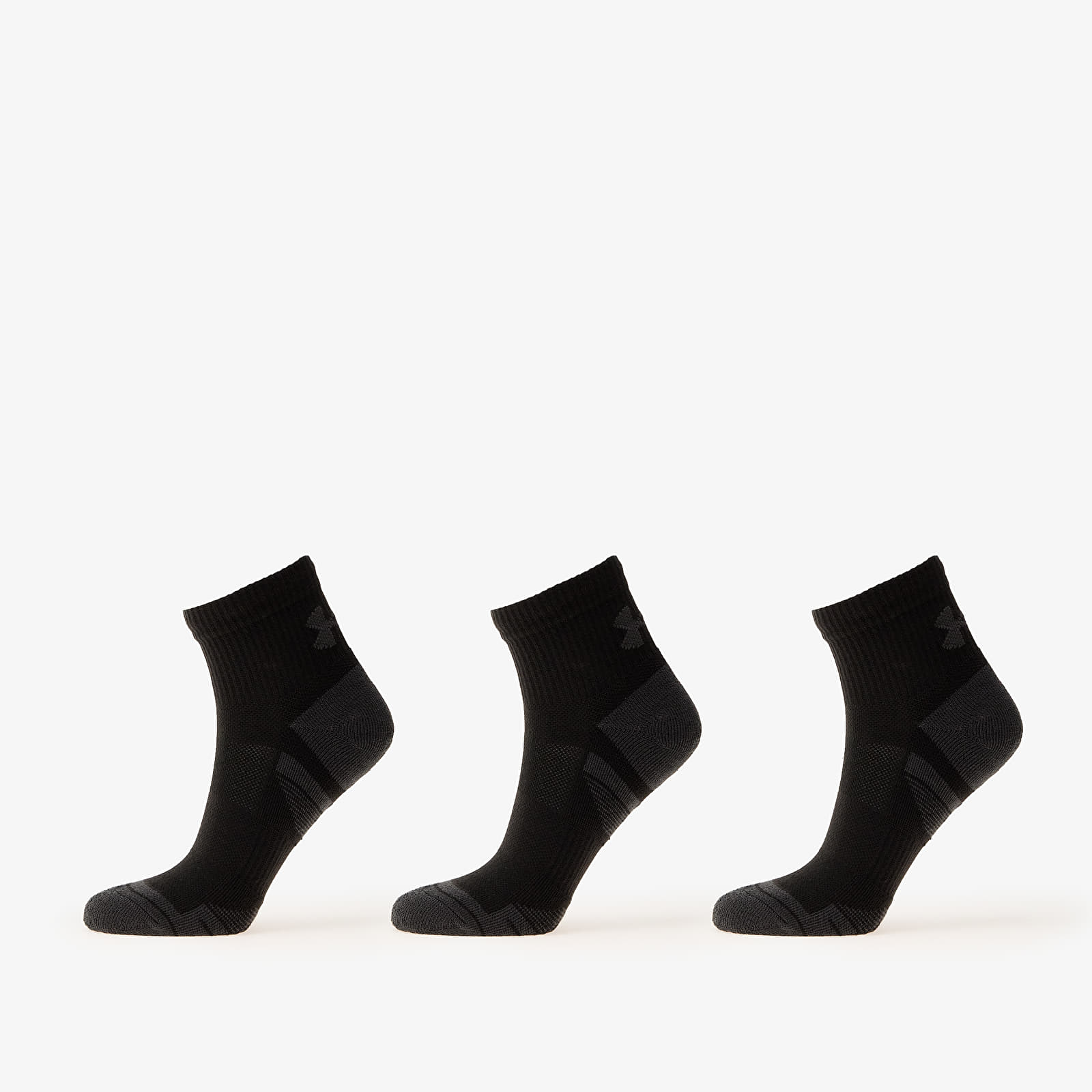 Skarpetki Under Armour Performance Tech 3-Pack Qtr Black