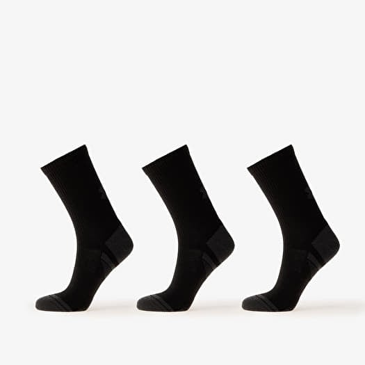 Under Armour Performance Tech 3-Pack Crew Black