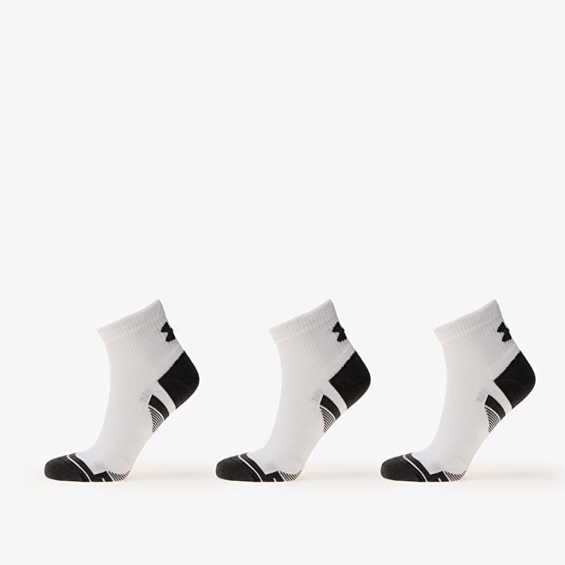 Chaussettes Under Armour Performance Tech 3-Pack Qtr White