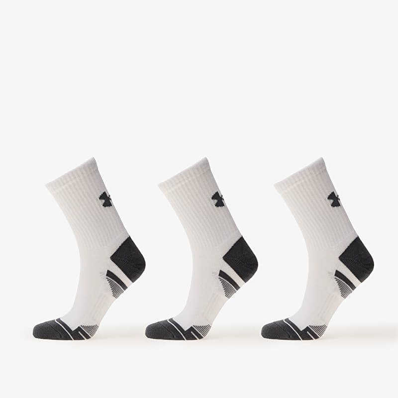 Nogavice Under Armour Performance Cotton3-PackMid White