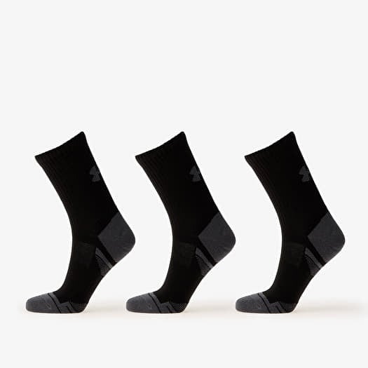Ponožky Under Armour Performance Cotton3-PackMid Black