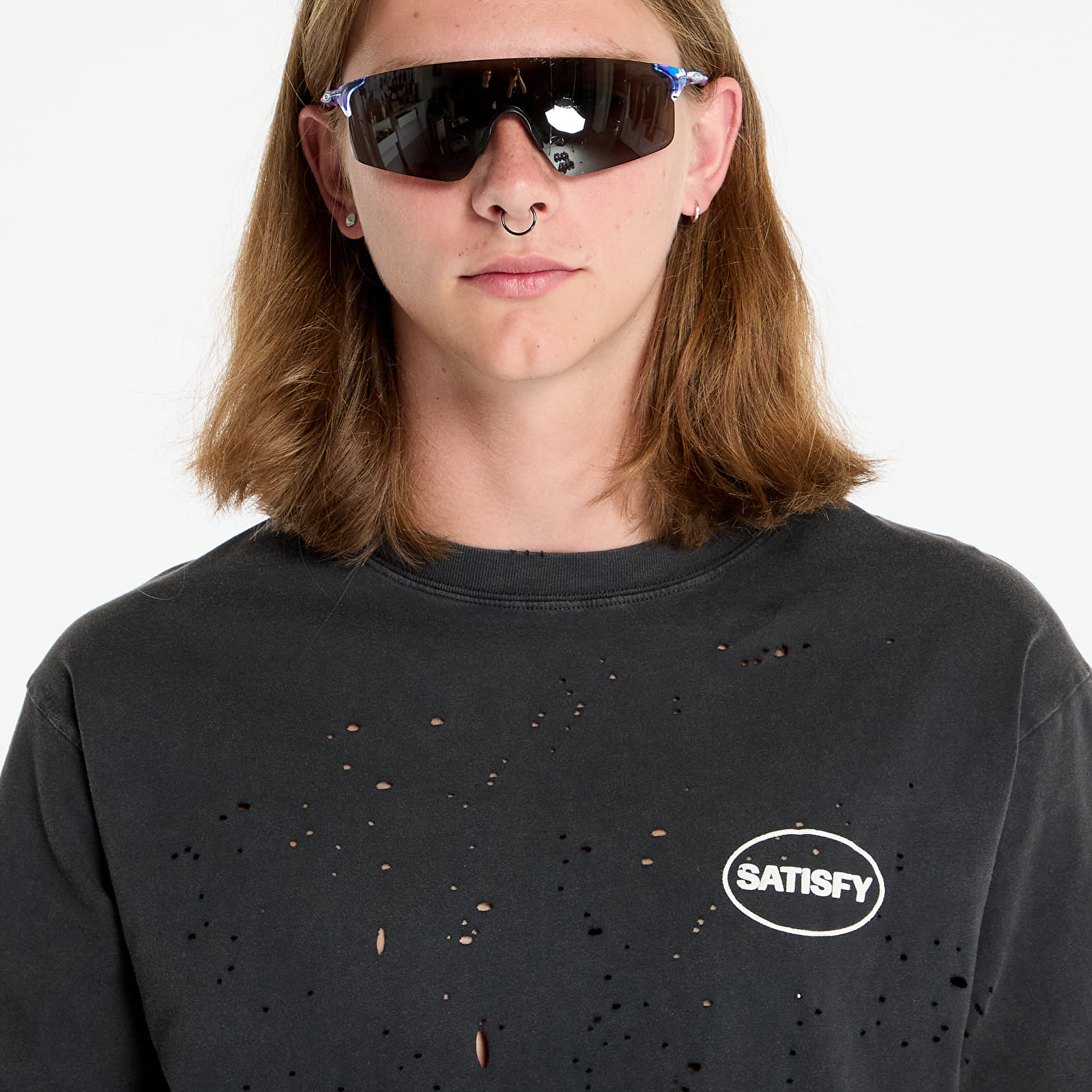 T-shirts Satisfy MothTech T-Shirt UNISEX Aged Black