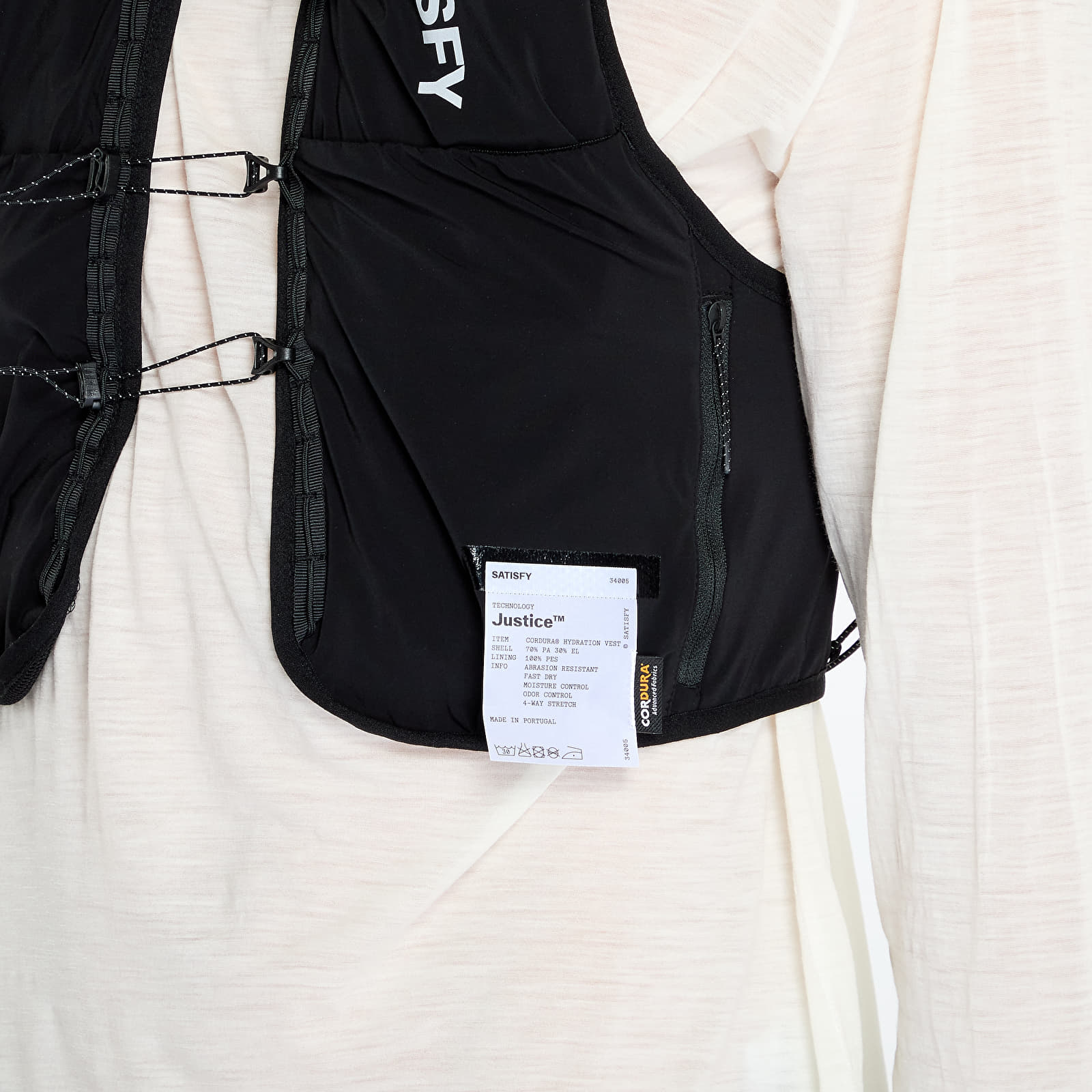 Мъжки жилетки Satisfy Justice Cordura Hydration Vest 5L UNISEX Black