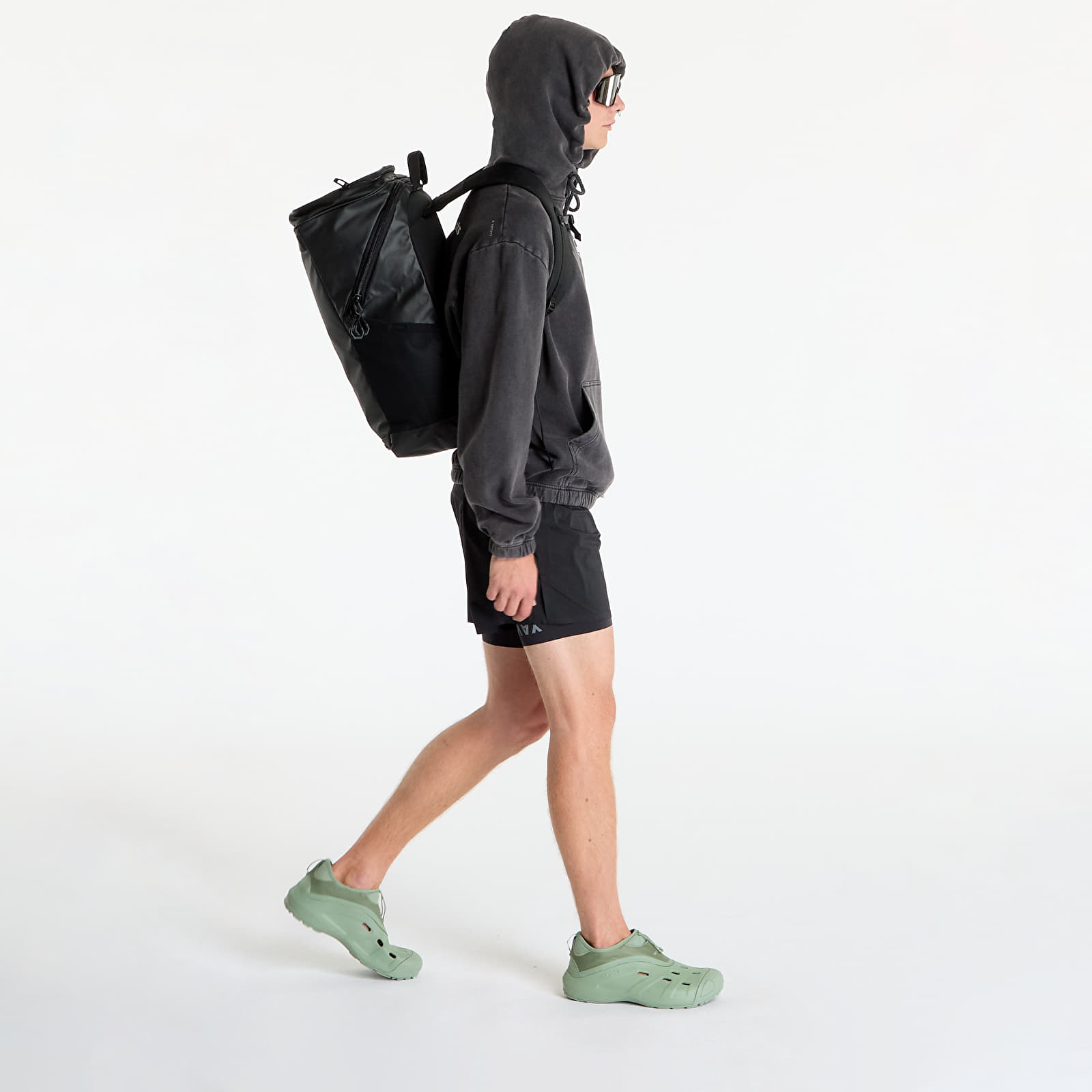 Men's hoodies Satisfy SoftCell Hoodie UNISEX Aged Black