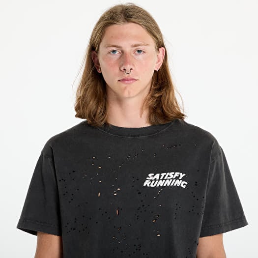 T-shirts Satisfy MothTech T-Shirt UNISEX Aged Black | Footshop