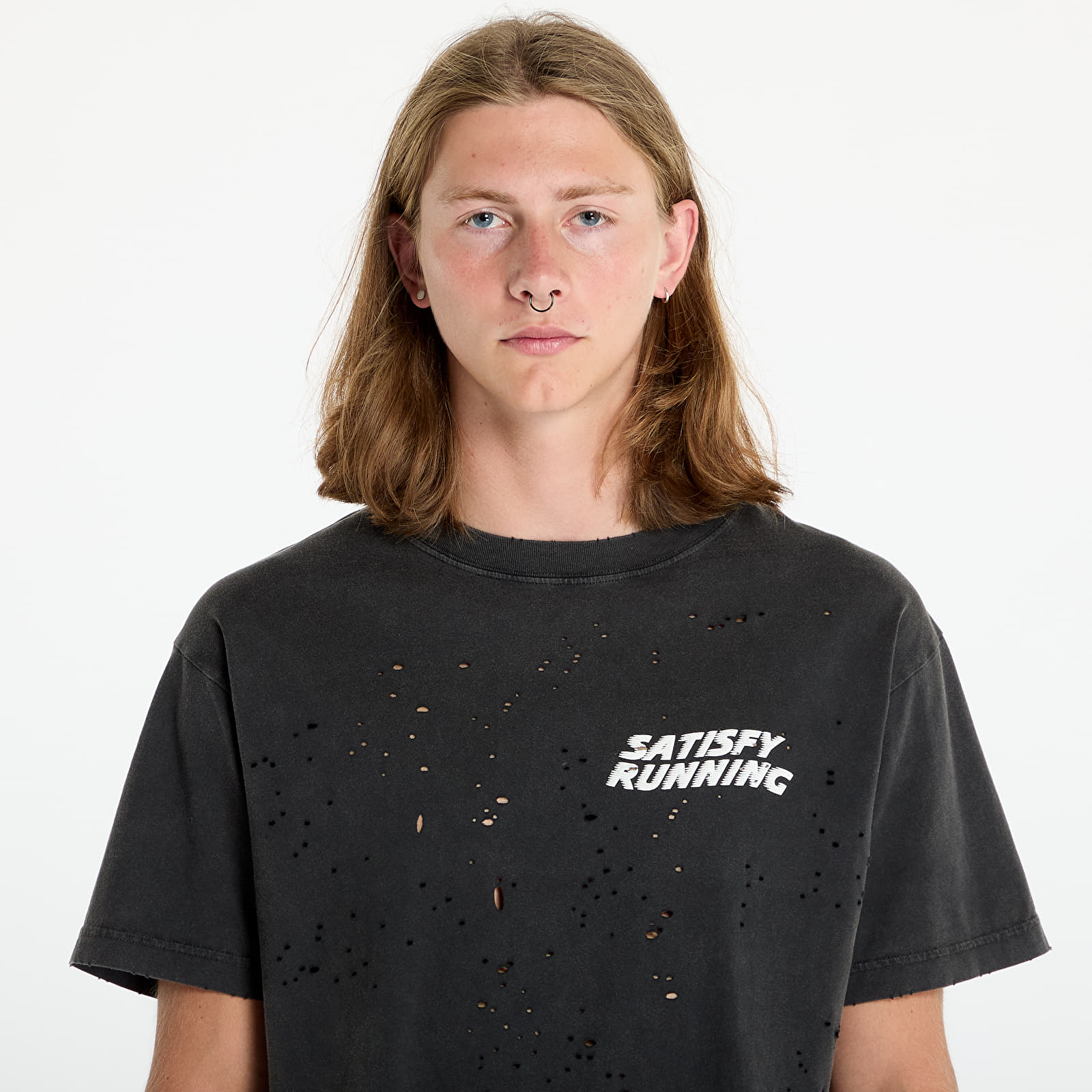 Magliette Satisfy MothTech T-Shirt UNISEX Aged Black