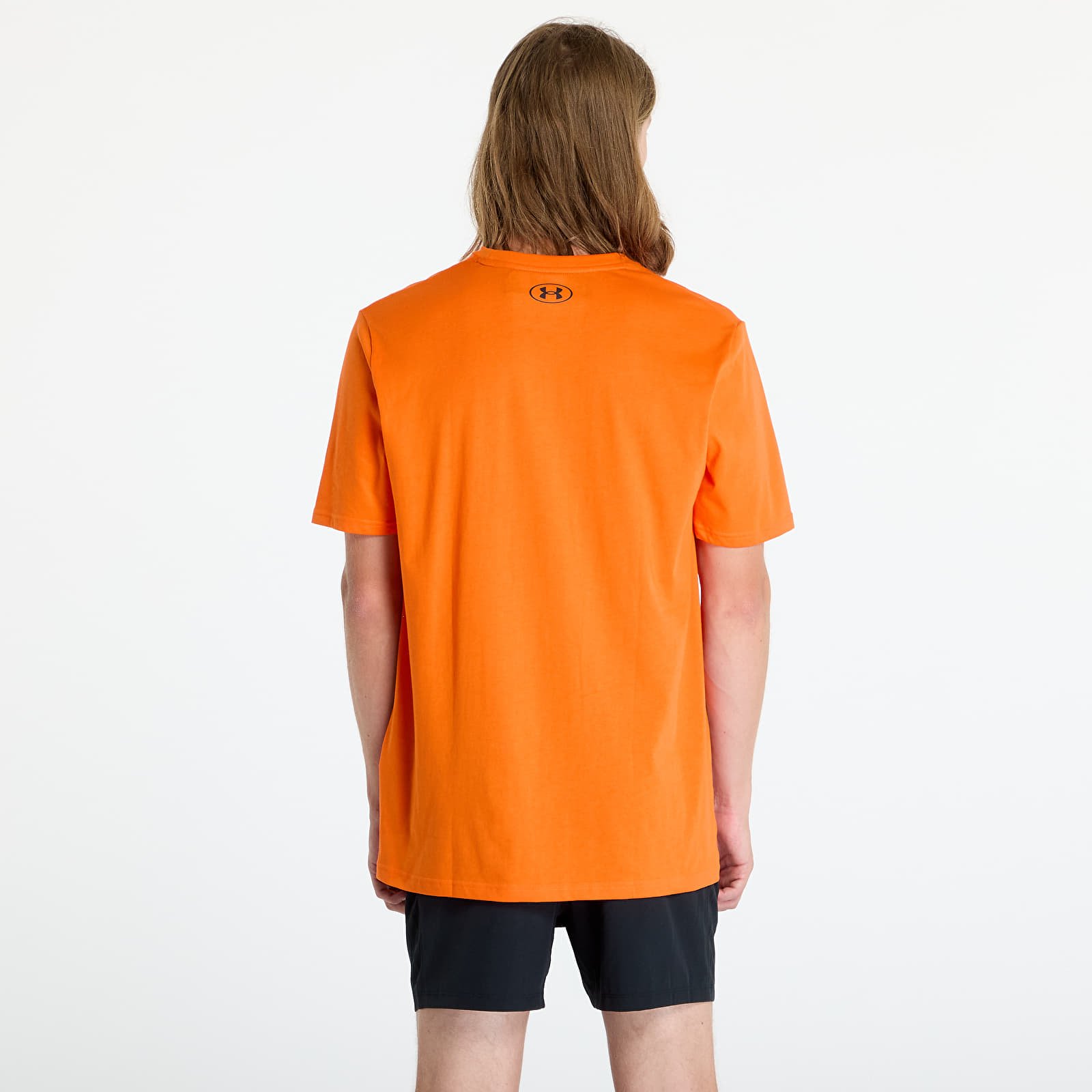 T-shirts de homem Under Armour Project Rock Payoff Graphc SS Team Orange/ Black