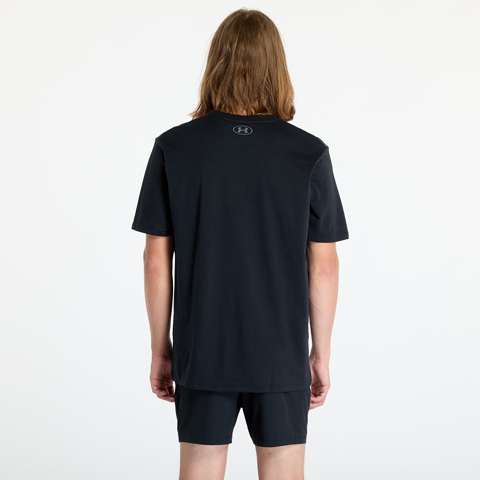 T-shirty męskie Under Armour Project Rock Payoff Graphc SS Black/ Castlerock
