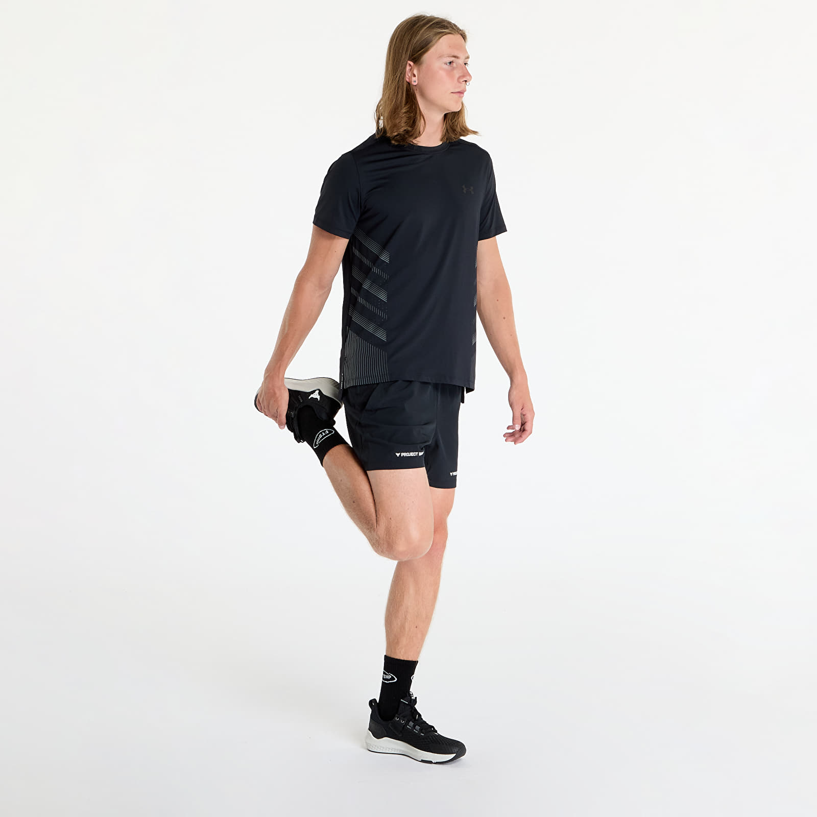 Koszulki Under Armour Elite Graphic Short Sleeve Tee Black