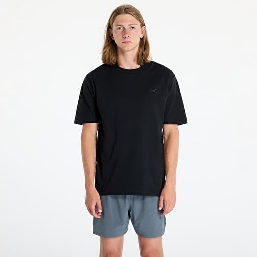 T-skjorte New Balance Athletics Cotton T-Shirt Black