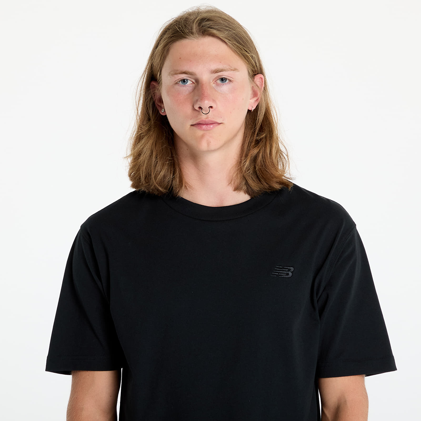 Pólók New Balance Athletics Cotton T-Shirt Black