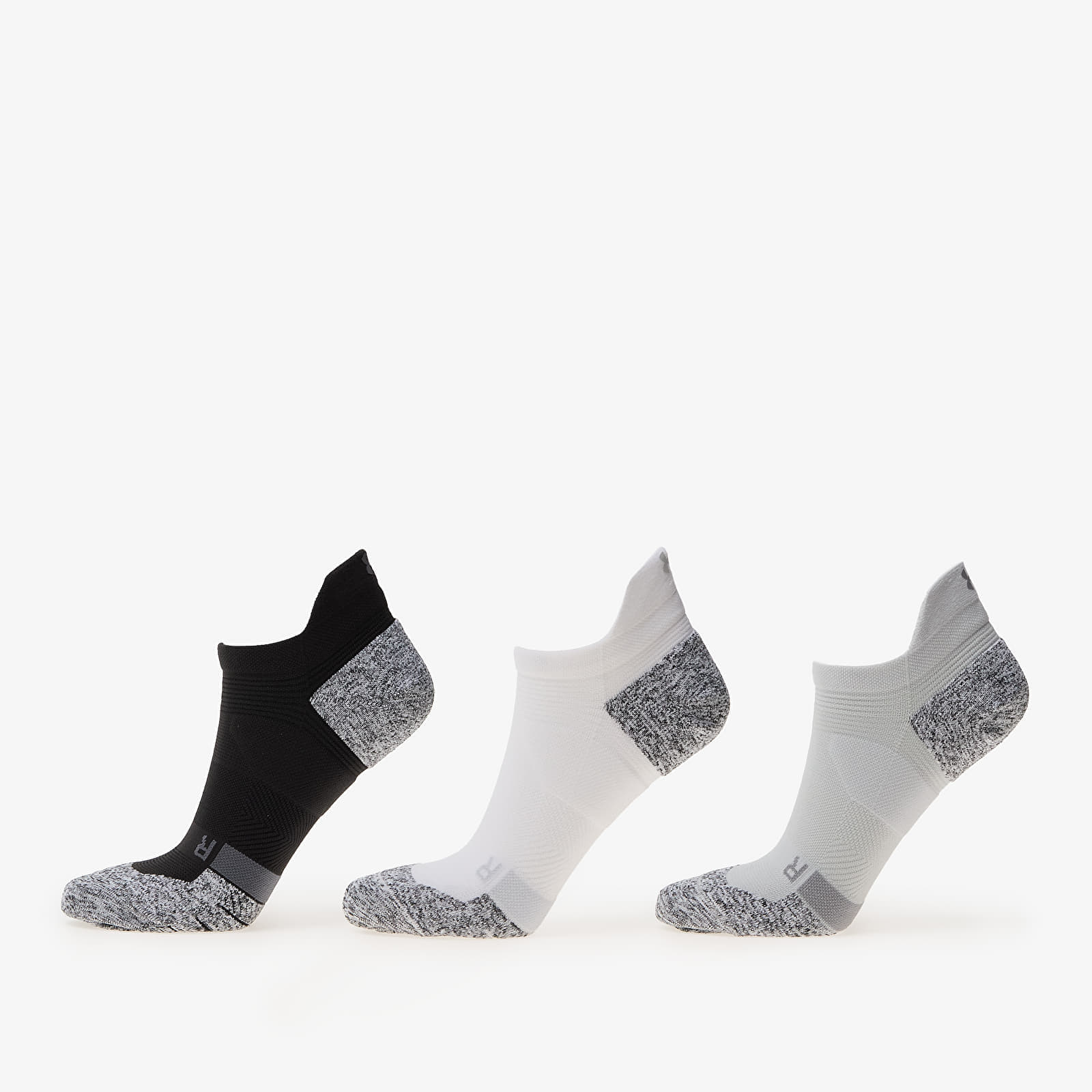 Under Armour D Pro No Show Socks 3-Pack Black S