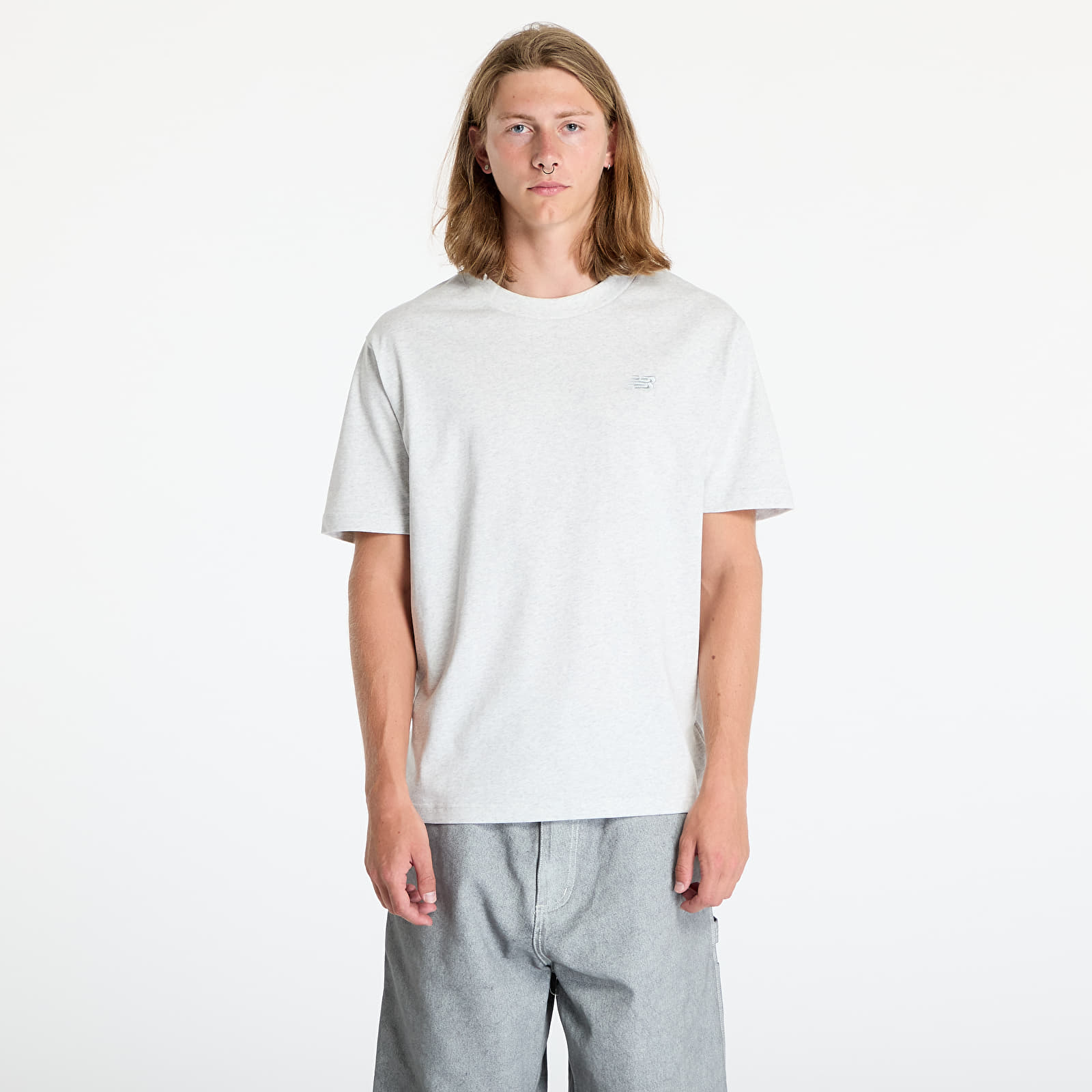 T-Shirts New Balance Athletics Cotton T-Shirt Ash Heather