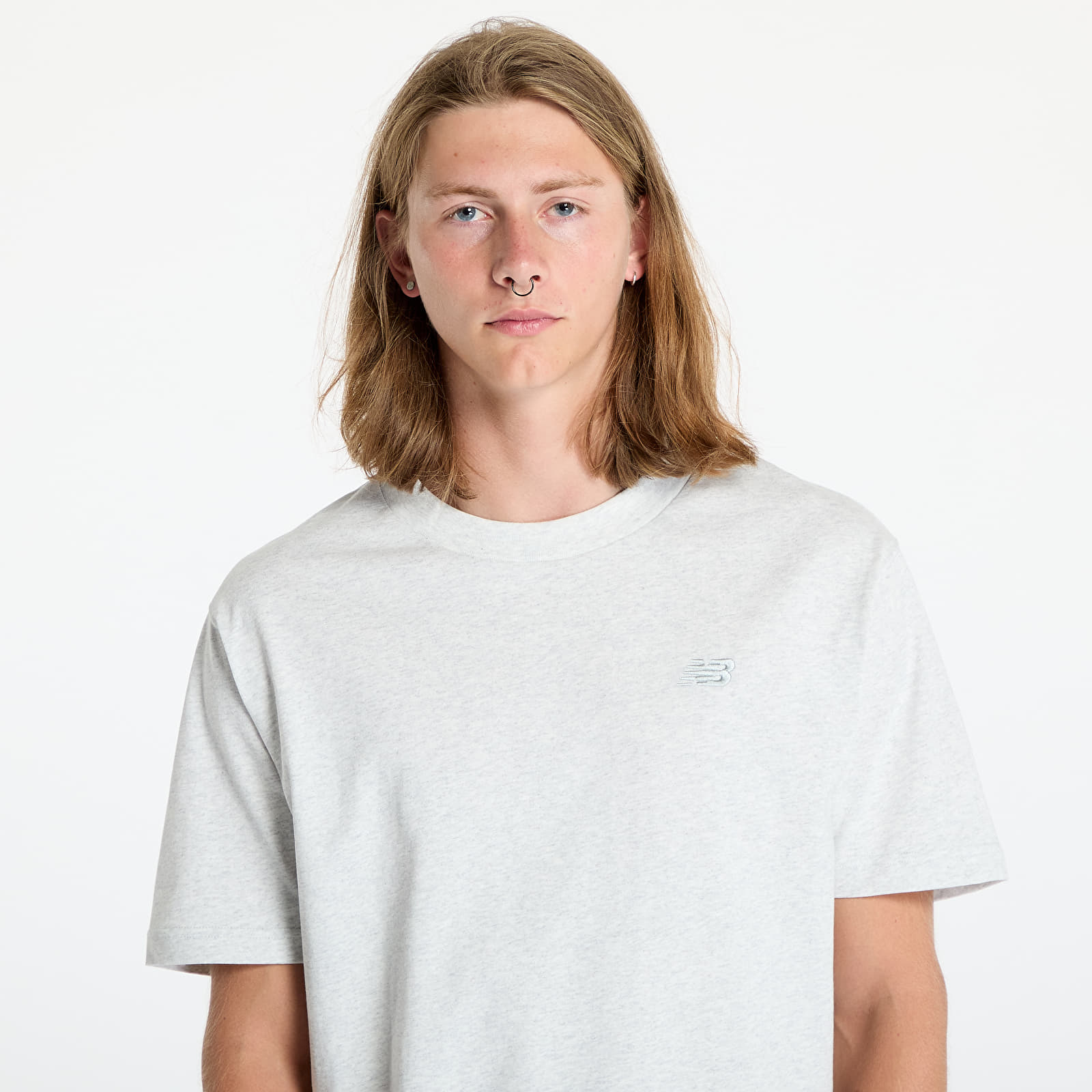 T-Shirts New Balance Athletics Cotton T-Shirt Ash Heather