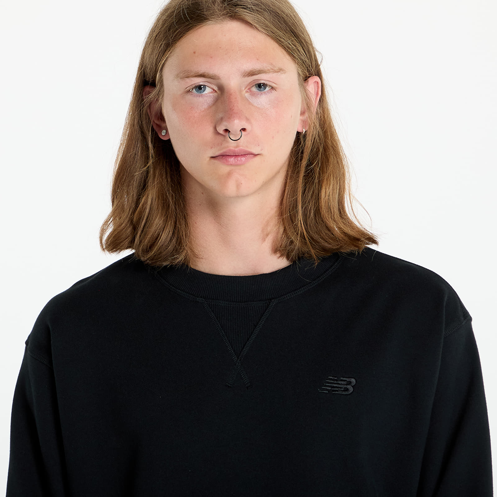 Hoodies and sweatshirts  New Balance Athletics French Terry Crew Black