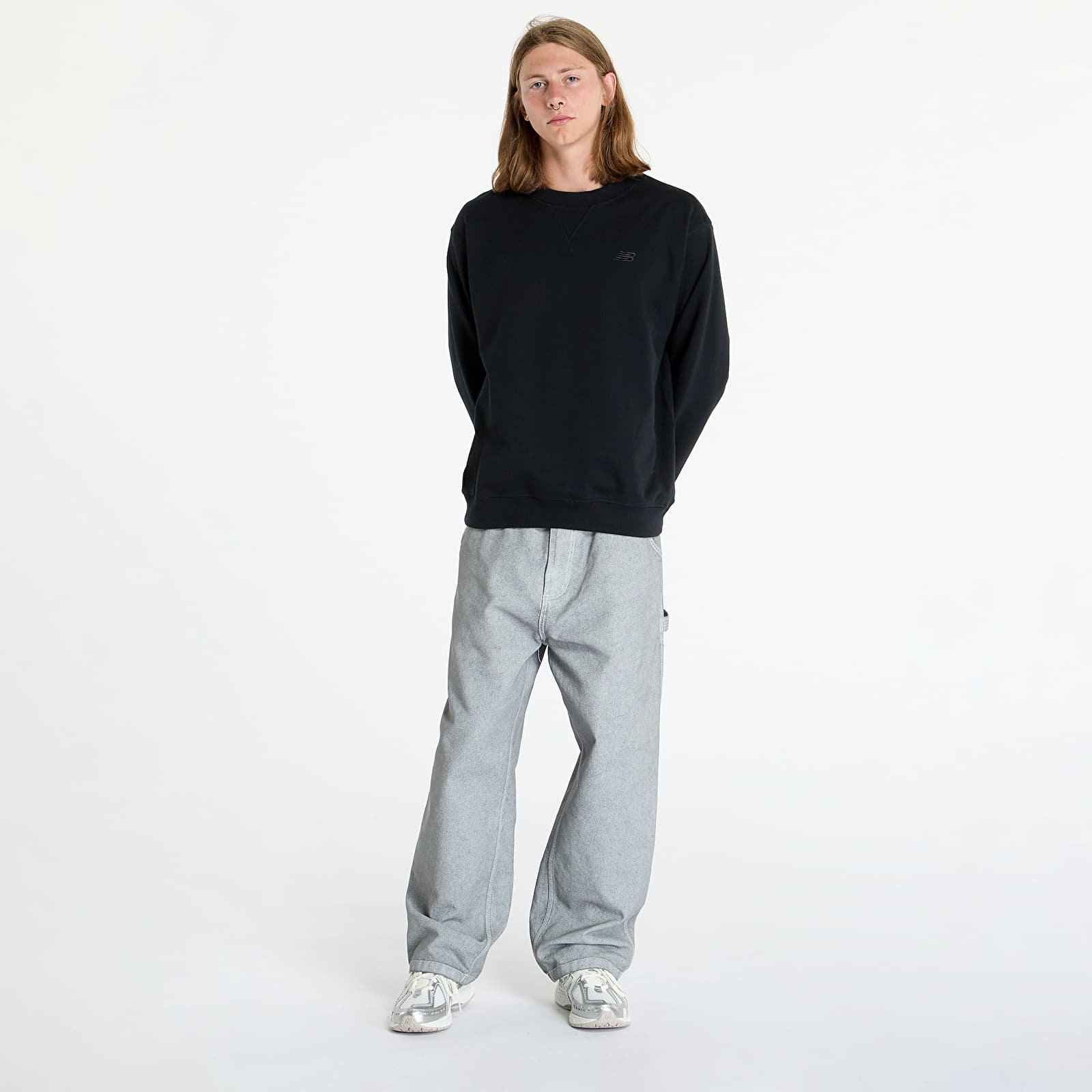 Hoodies and sweatshirts  New Balance Athletics French Terry Crew Black