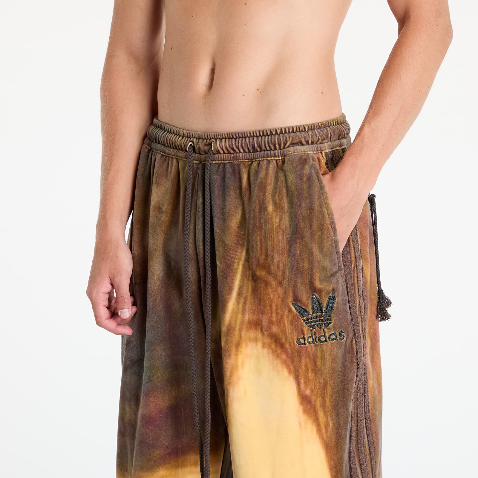 Men's trousers adidas x Song For The Mute Adi004 Aop Pant UNISEX Brown