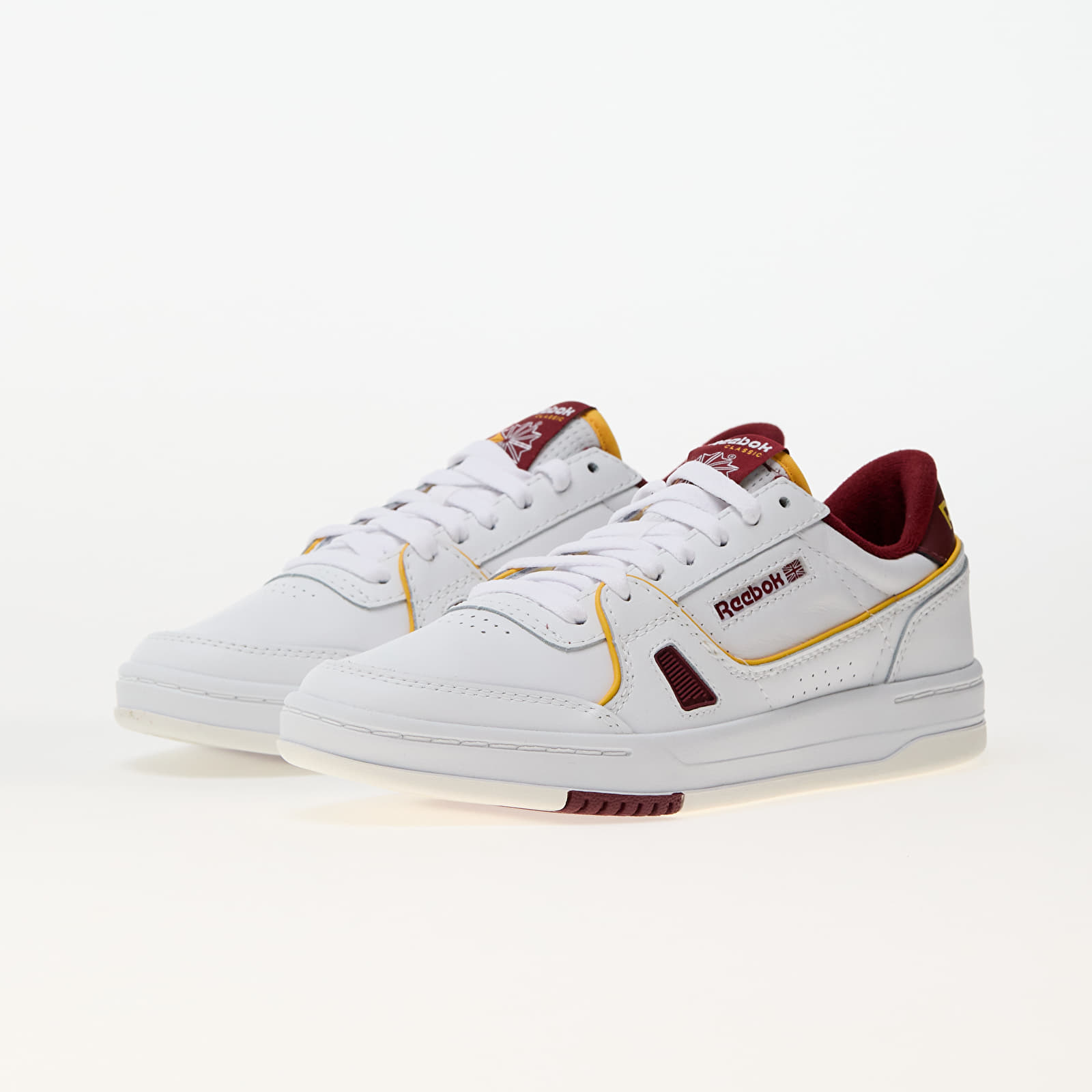 Férfi cipők Reebok Lt Court White/ Rich Maroon/ Fiercegold