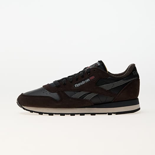 Reebok Classic Leather Black/ Dark Matter/ Grey 5