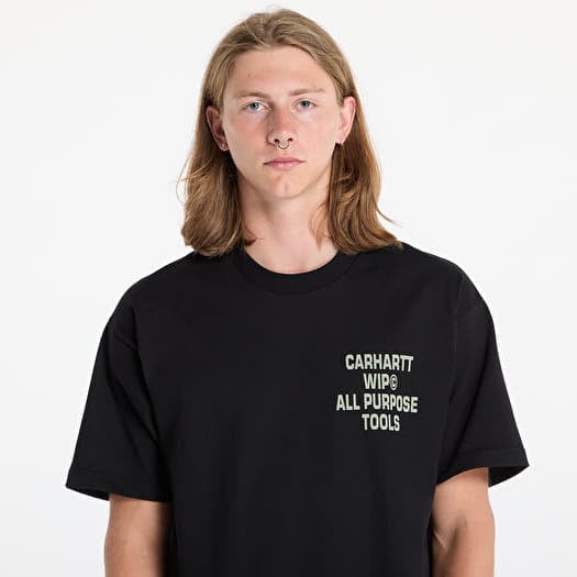 T-shirts Carhartt WIP S/S Cross Screw T-Shirt UNISEX Black