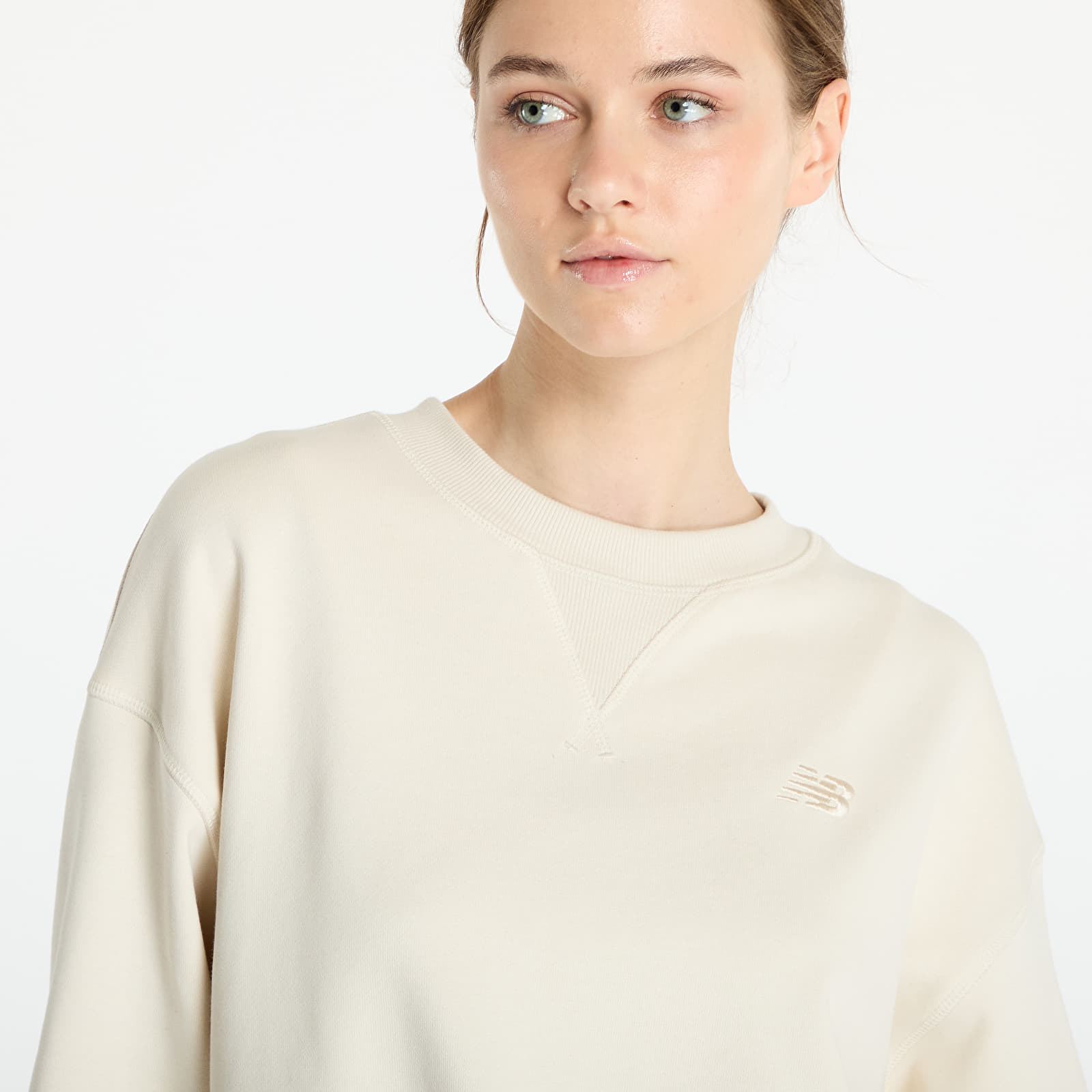 Hoodies and sweatshirts  New Balance Athletics French Terry Crew Sweatshirt Linen