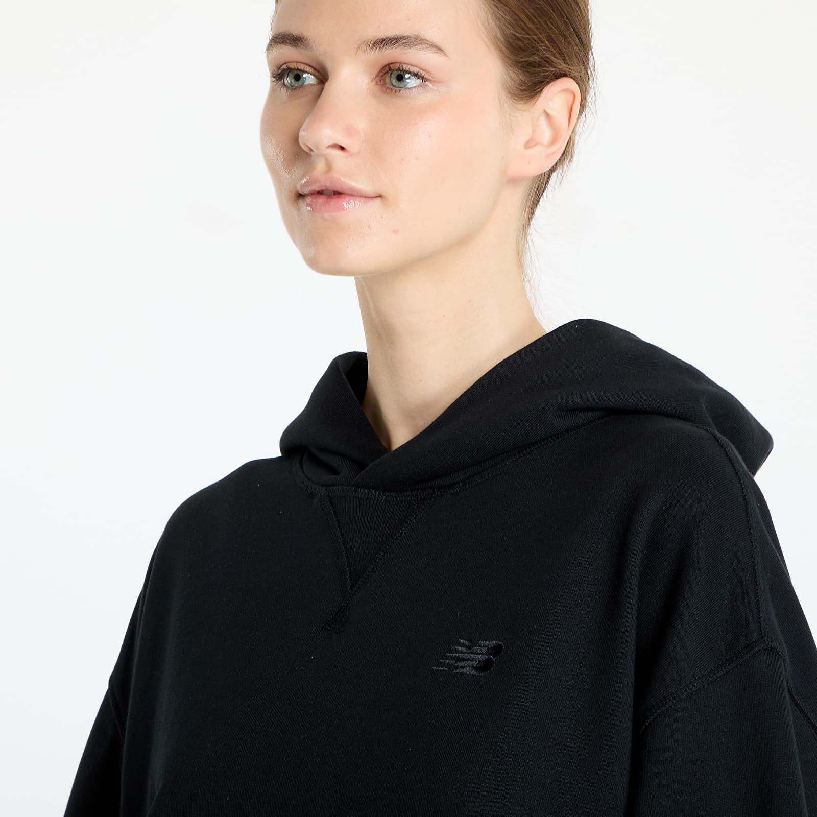 Sudaderas New Balance Athletics French Terry Hoodie Black