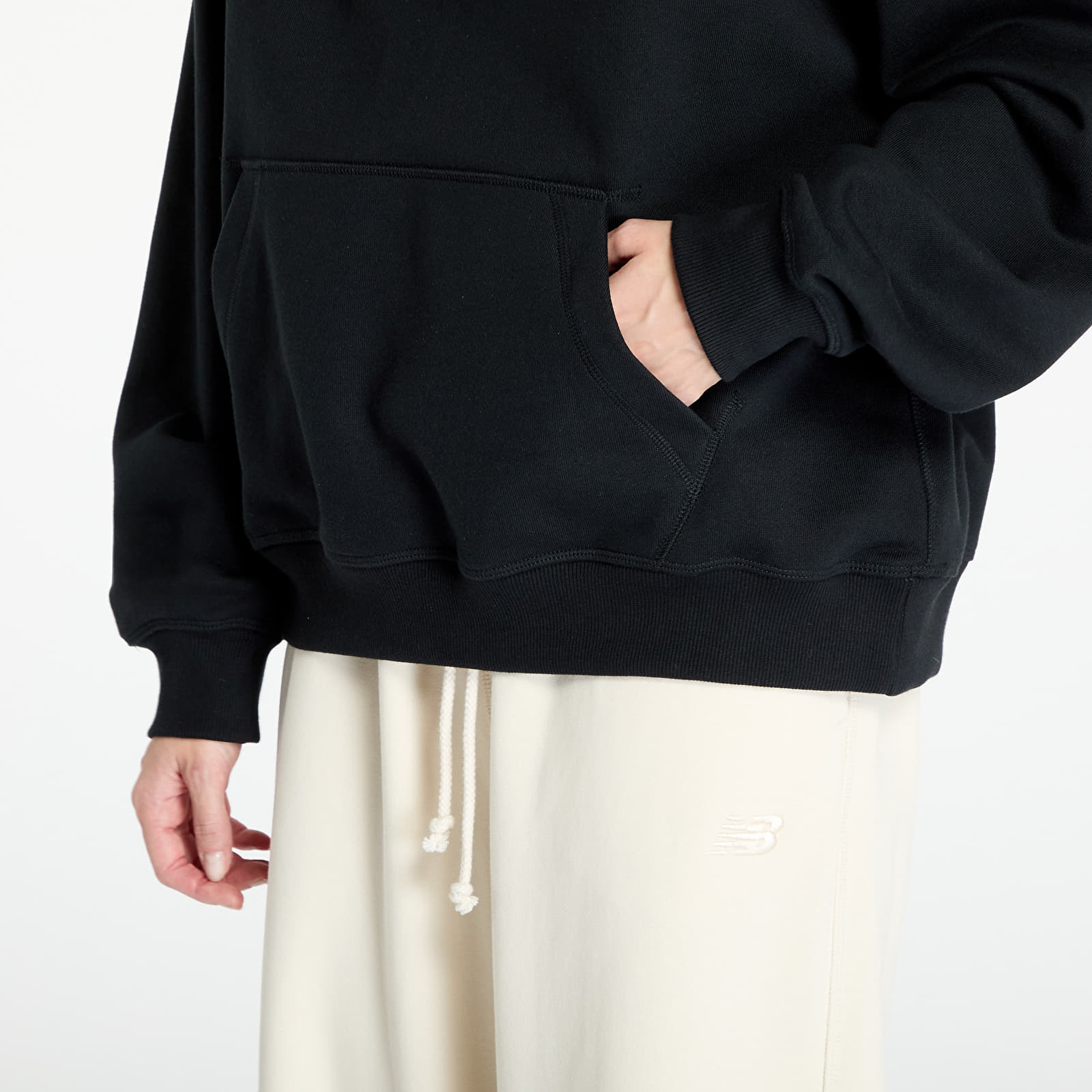 Sudaderas New Balance Athletics French Terry Hoodie Black