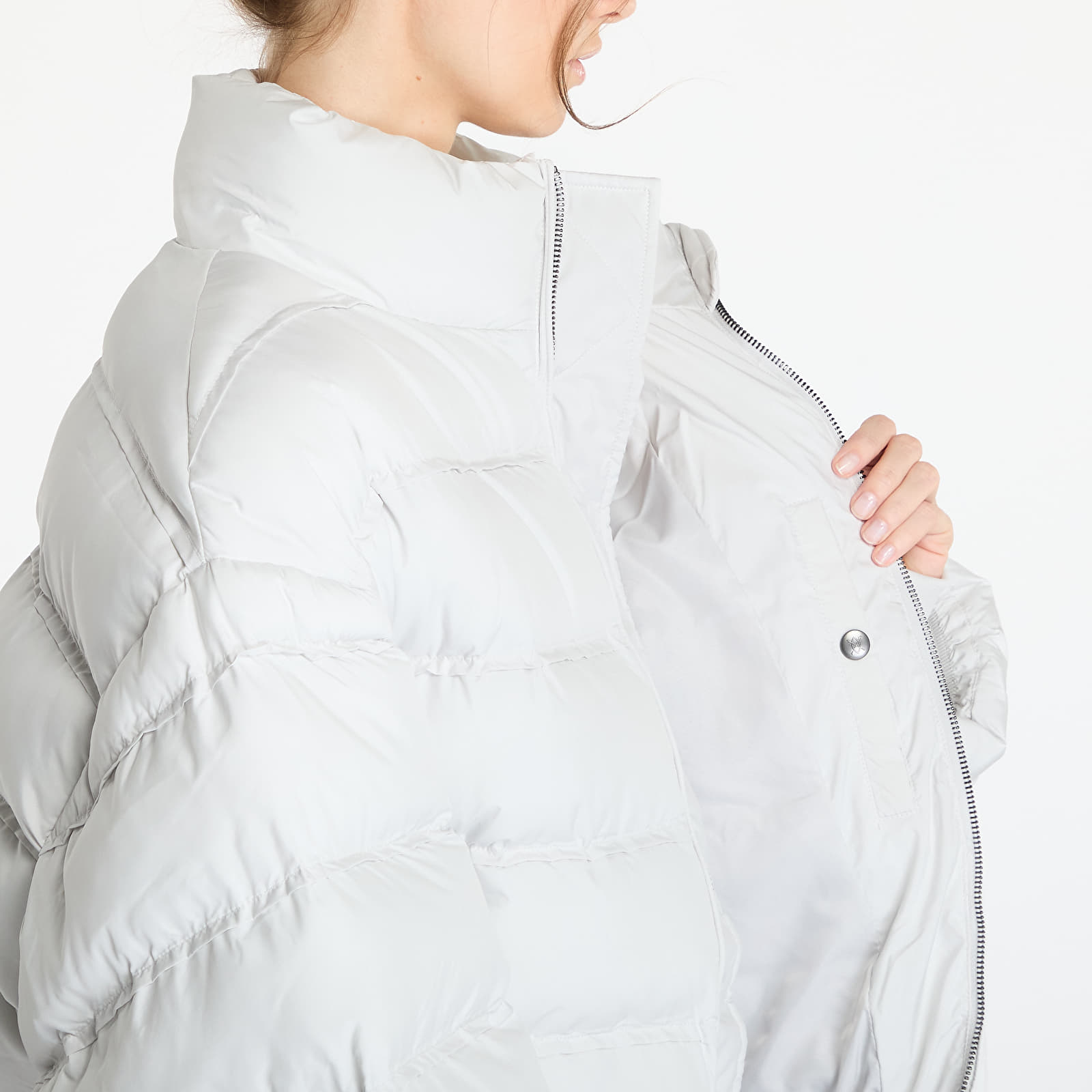 Bundy Daily Paper Sela Puffer Jacket Nimbus Grey