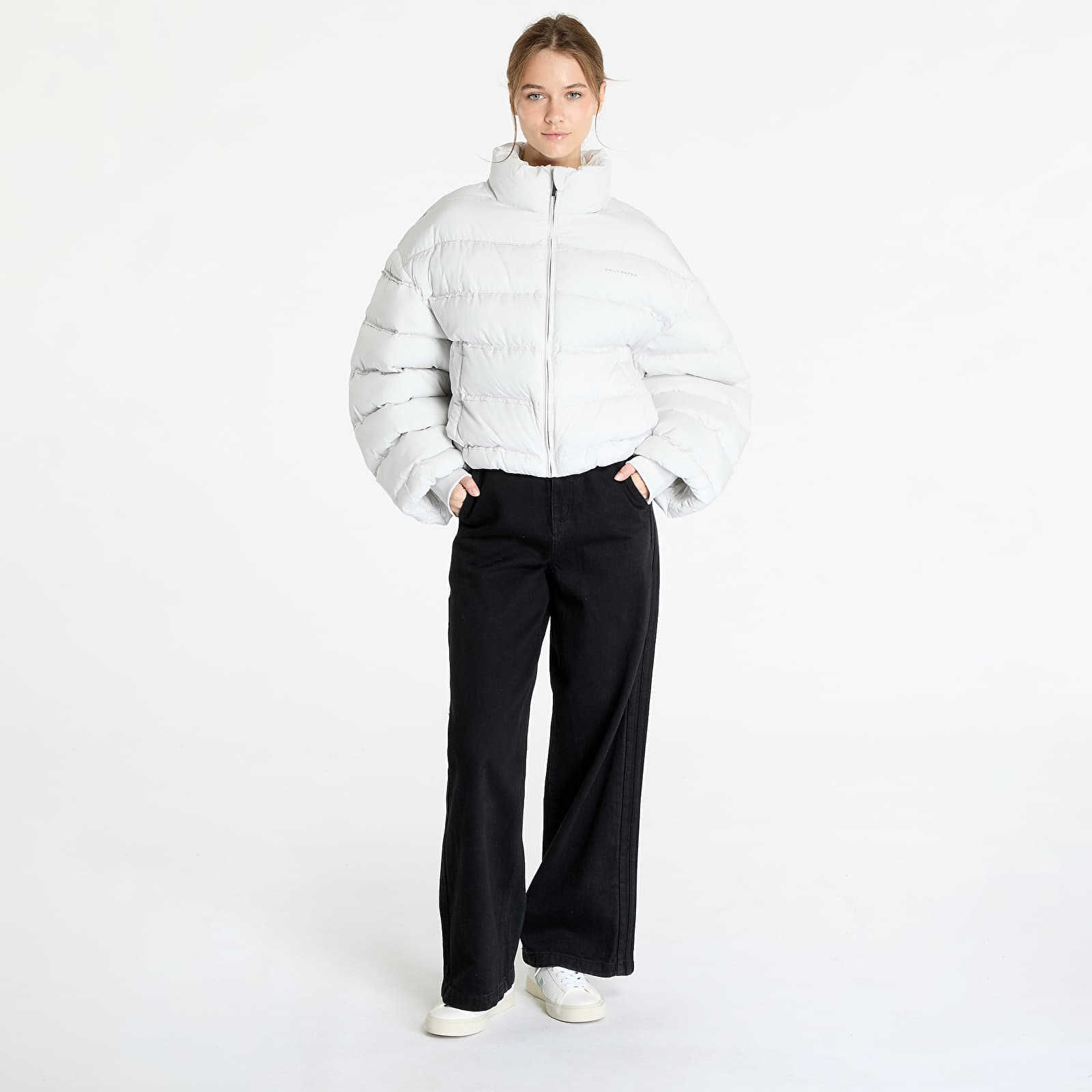 Bundy Daily Paper Sela Puffer Jacket Nimbus Grey