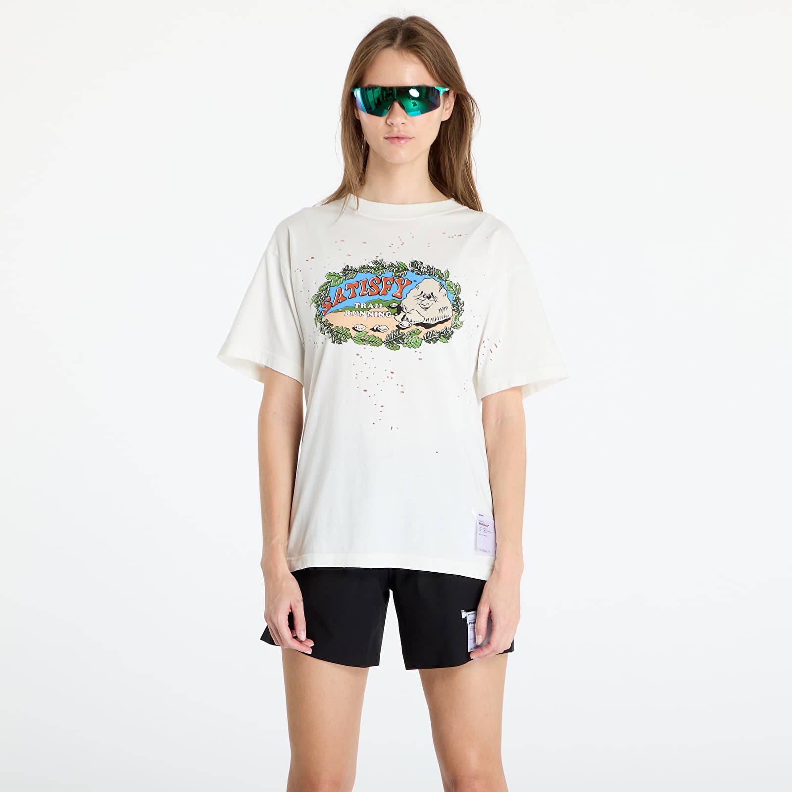 T-shirts för män Satisfy MothTech T-Shirt UNISEX Off-White