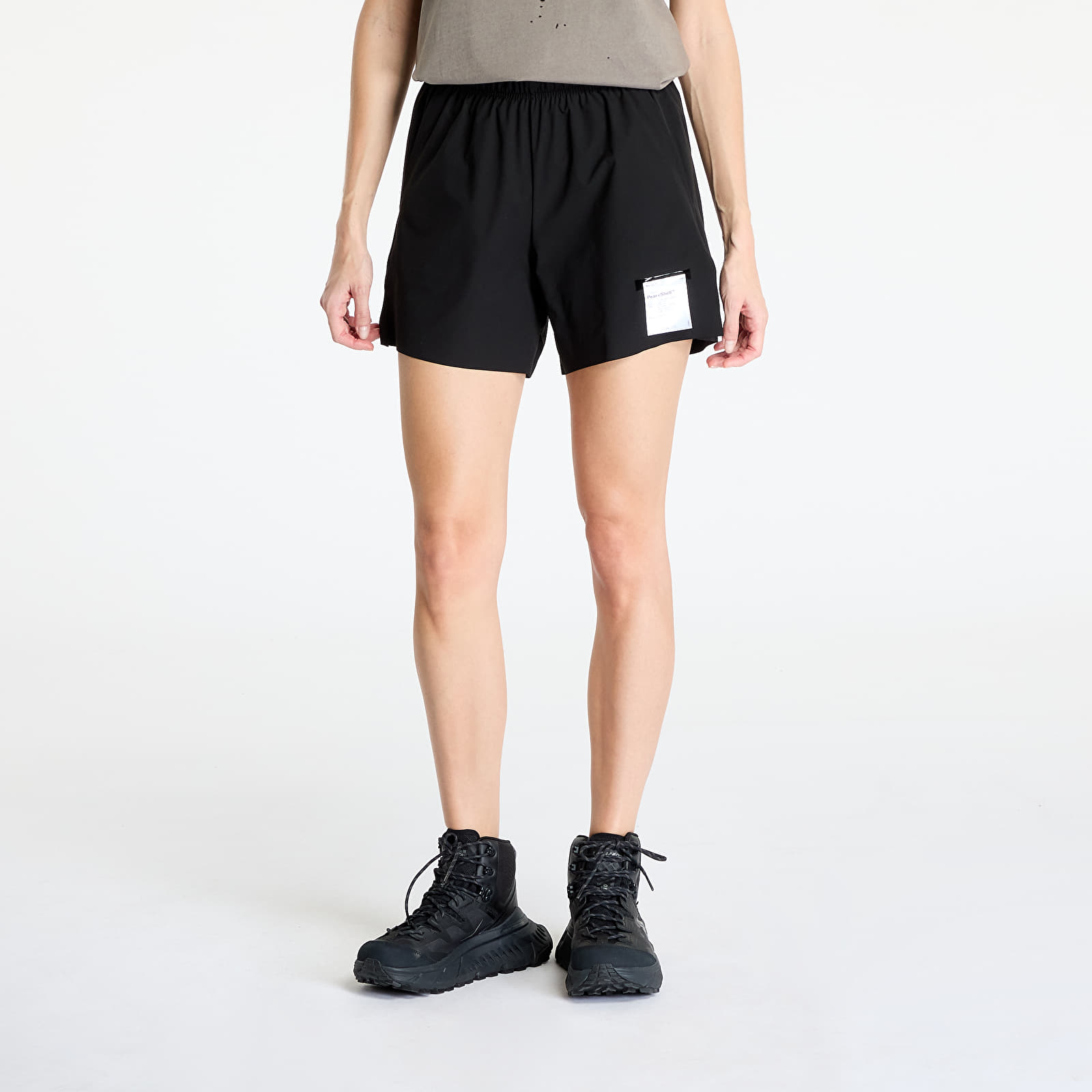 Shortsit Satisfy PeaceShell 5 Unlined Shorts UNISEX Black