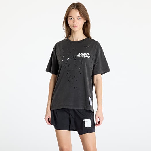 Satisfy mothtech Tシャツ 黒 M MothTech™ T-Shirt – SATISFY
