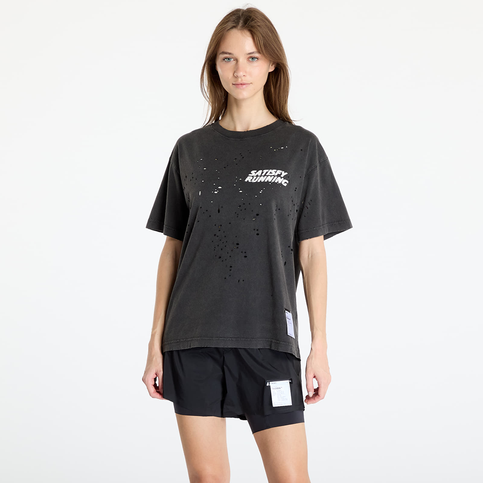 Magliette Satisfy MothTech T-Shirt UNISEX Aged Black
