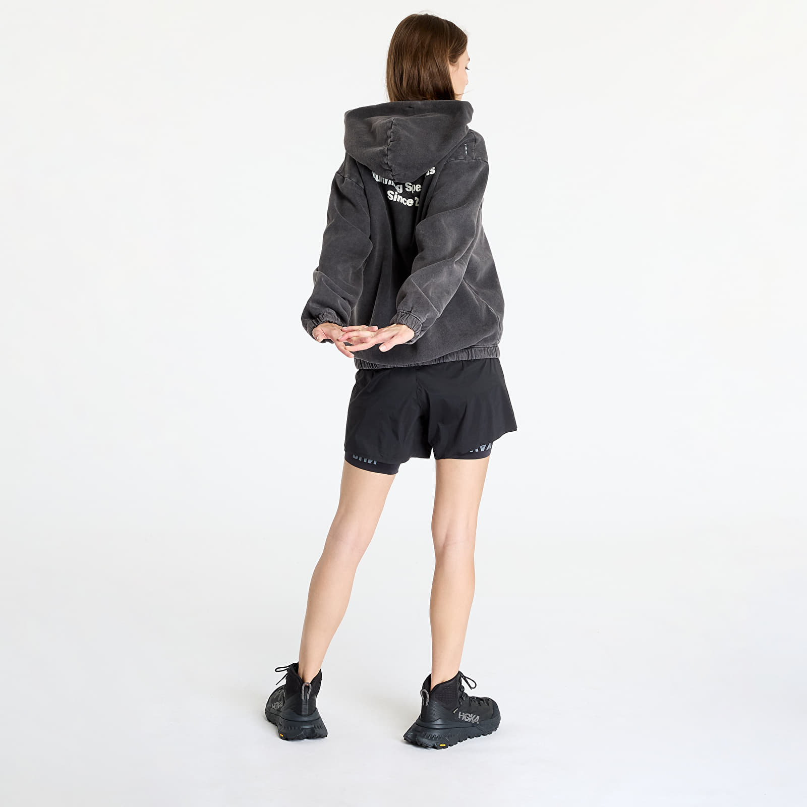Men's hoodies Satisfy SoftCell Hoodie UNISEX Aged Black