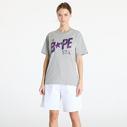 T-krekls A BATHING APE Color Camo Bape Sta Logo Tee Gray