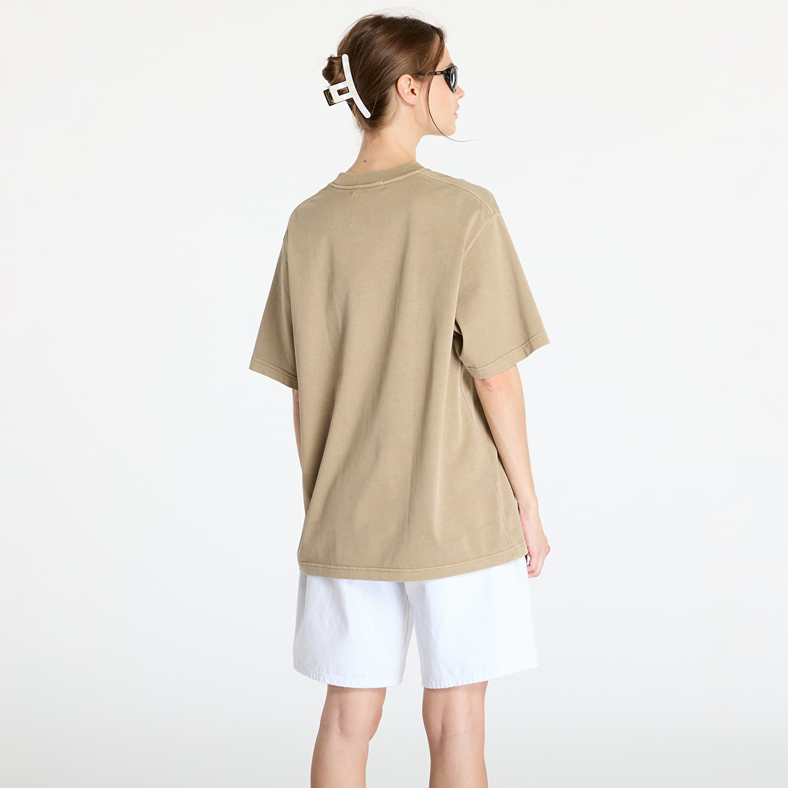 T-Shirts A BATHING APE Ape Head One Point Garment Dyed Pocket Relaxed Fit Tee UNISEX Beige